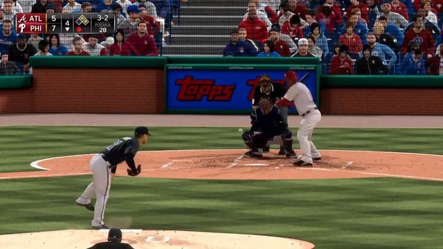 MLB 15: The Show Gameplay Commentary: Braves vs Phillies Full Game 2 of 3 смотреть онлайн