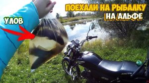 ДЕВУШКА НА МОПЕДЕ АЛЬФА|ПОКАТУШКА ДО РЫБАЛКИ|