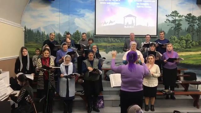 Рождество на пороге хоровое пение 03.01.2021