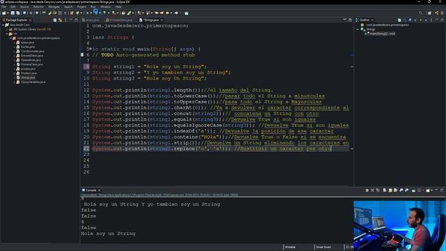 Java desde 0. 9) Clase String смотреть онлайн