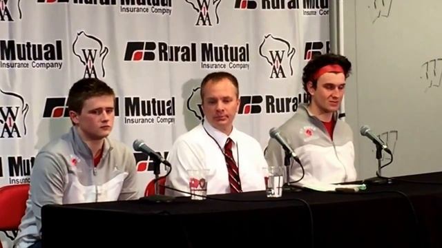 Mount Horeb coach Todd Nesheim, players react to their win over West De Pere смотреть онлайн