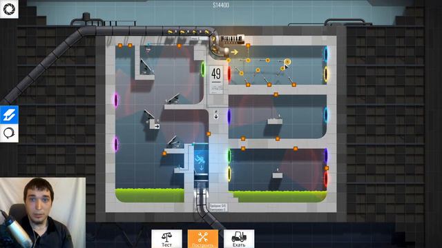 Это пройдет лишь 3% игроков! Bridge Constructor Portal #14 смотреть онлайн