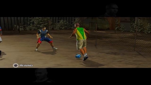 FIFA STREET - Gameplay PS2 4K | Brazil X France