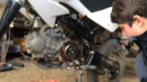 Замена передней звезды на кайо 125