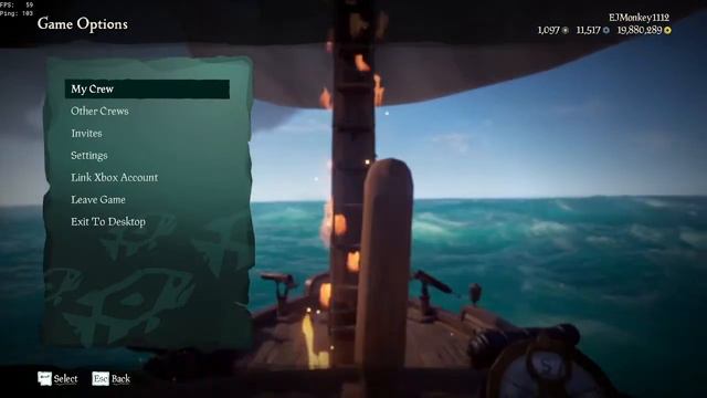 i defeated flameheart while glitched in the pause menu (Sea of Thieves) смотреть онлайн