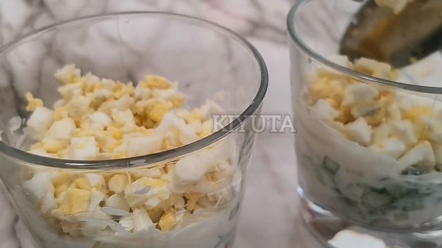 Салат-Коктейль Порционный. На любой праздничный стол. смотреть онлайн