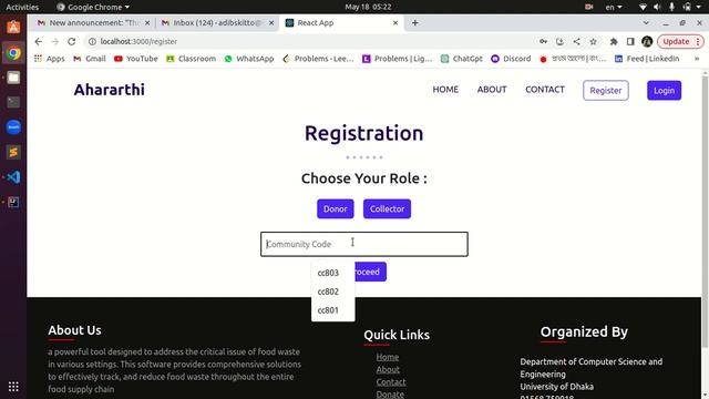 Ahararthy || Food Wastage Management Software || React || Java Spring Boot || Postgresql смотреть онлайн