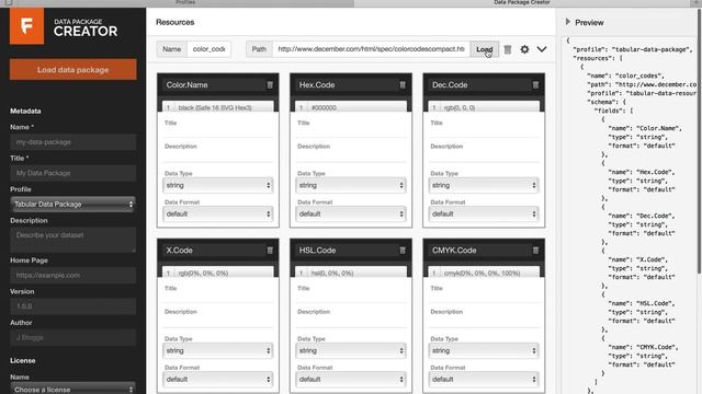 Frictionless Data: Data Package Creator walkthrough смотреть онлайн