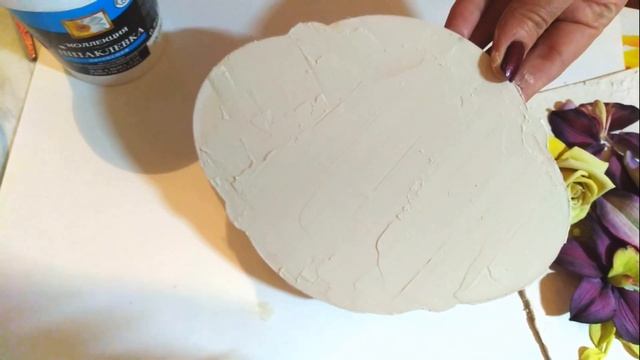 Основа панно. Для цветов из соленого теста. смотреть онлайн