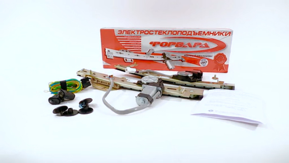 Электрические стеклоподъемники ФОРВАРД для Renault Logan I в задние двери. Обзор комплекта смотреть онлайн