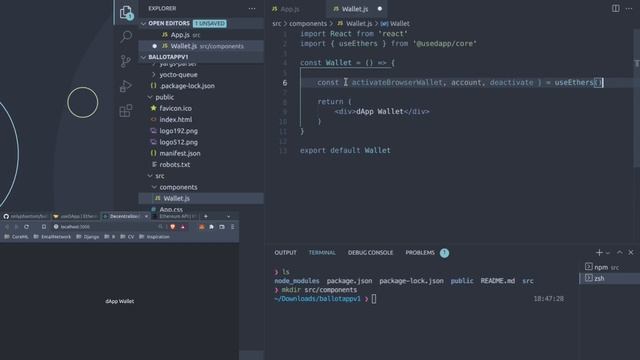 useDApp tutorial (detailed, step-by-step) | React x Web3 series смотреть онлайн