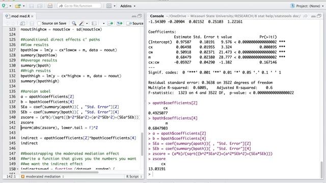R - Moderated Mediation with Bootstrapping смотреть онлайн