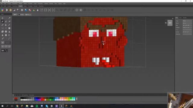 Devil Mask 3D speed model - Minecraft смотреть онлайн