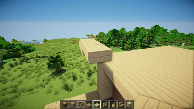 Майнкрафт (Minecraft) - Как построить большой дом для начинающих смотреть онлайн