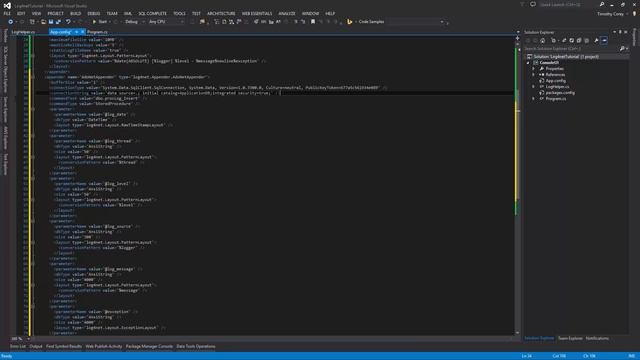 The log4net Tutorial_ Logging in C# (hands-on from beginner to advanced) смотреть онлайн
