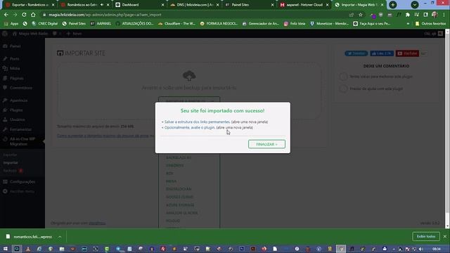 #1 - RADIO ONLINE - CLONANDO SITE WORDPRESS DE WEB RADIO COM PLUGIN ALL IN ONE MIGRATION смотреть онлайн