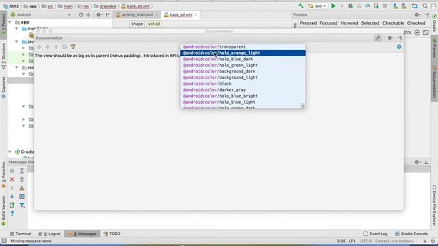 UI Design using XML in android studio смотреть онлайн