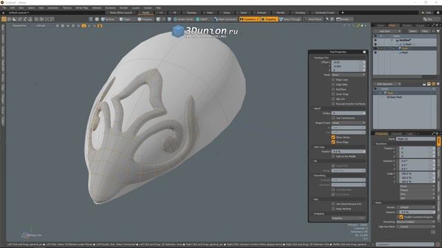 Foundry Modo. Узоры на поверхности.