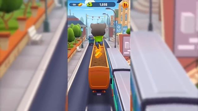 Говорящий Том Бег за Золотом (Talking Tom Gold Run) - Обзор Игры (Gameplay IOS/Android)