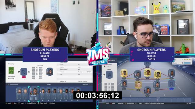 WILFRIED ZAHA!! 7 MINUTE SQUAD BUILDER VS AJ3!! - FIFA 19 ULTIMATE TEAM