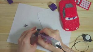 Рисуем 3D ручкой Молнию Маккуин|DIY Car|Handmade Toy|gadgetboss.ru