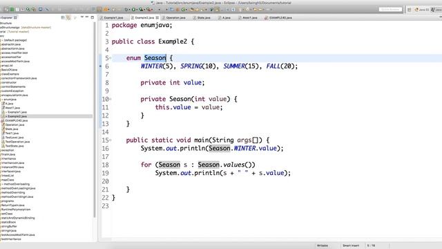 Enum In Java Video 43 смотреть онлайн