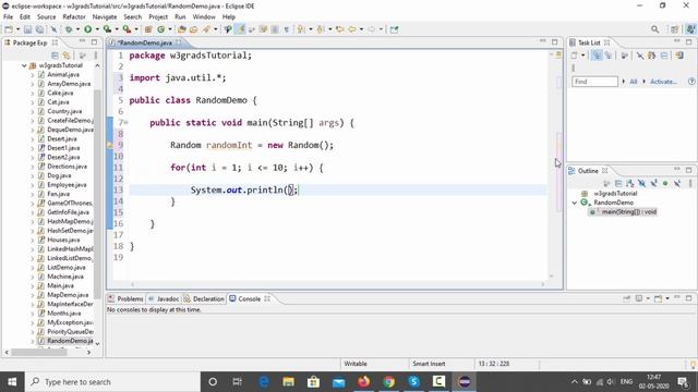 Generate random integers within a specific range in Java using Random class or Math.random. смотреть онлайн