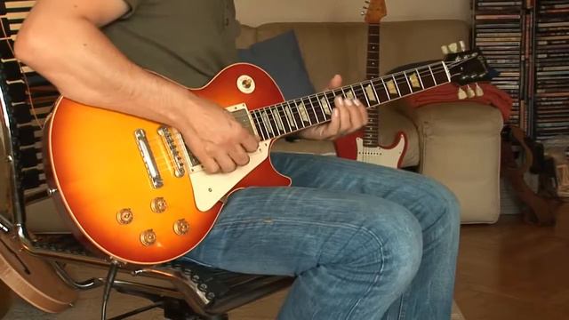 2006 Gibson Les Paul Custom Shop 1958 Reissue cherry burst смотреть онлайн