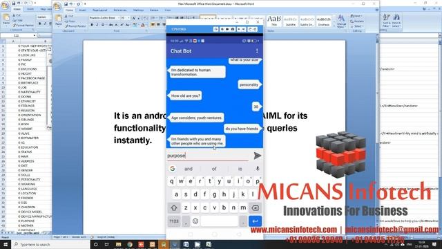 LEARNING BASED CHAT-BOT PROJECT ANDROID смотреть онлайн
