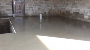 Бетонные работы  Заливка пола в гараже