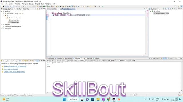 scanner class in Java (part-1) | Krati Awasthi | SkillBout смотреть онлайн