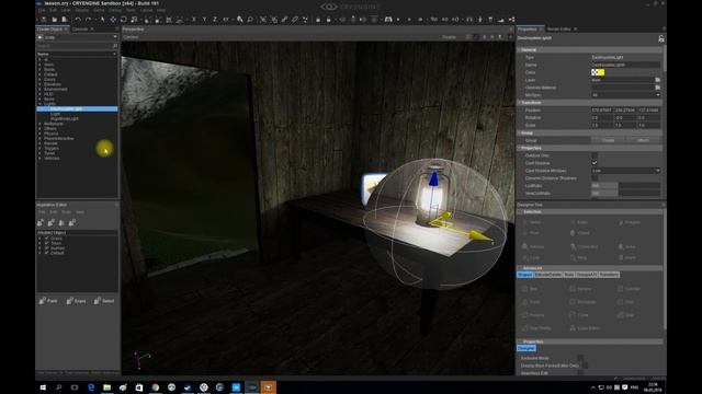 Cryengine V (Cryengine 5) #31 Rigid Boby Light, Свет, Destroyable Light, Настройка смотреть онлайн