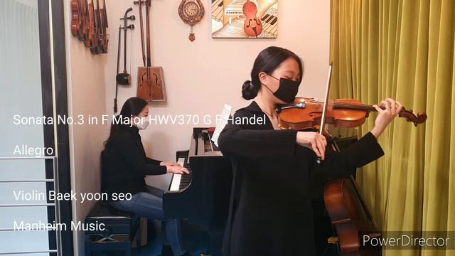 Violin Sonata No.3 in F Major Allegro HWV370 G F Handel смотреть онлайн