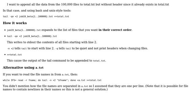 How to append multiple .txt files to one file without header line? (3 Solutions!!) смотреть онлайн