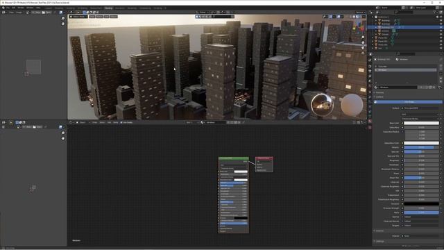 Easy Procedural City MATERIAL Tutorial - Fully Controllable - DAY and NIGHT in Blender 2.9 смотреть онлайн