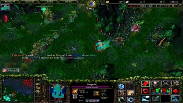 DOTA MORPHLING VS ALCHEMIST (SUPER HARD GAME)