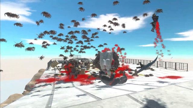 Swarm Bug Army vs All Faction Army － Animal Revolt Battle Simulator смотреть онлайн
