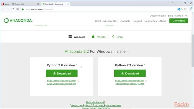 Learning Python for Data Science: Installing Anaconda | packtpub.com смотреть онлайн