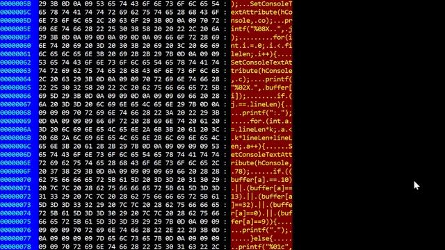 VXEH - Hex Viewer written in C