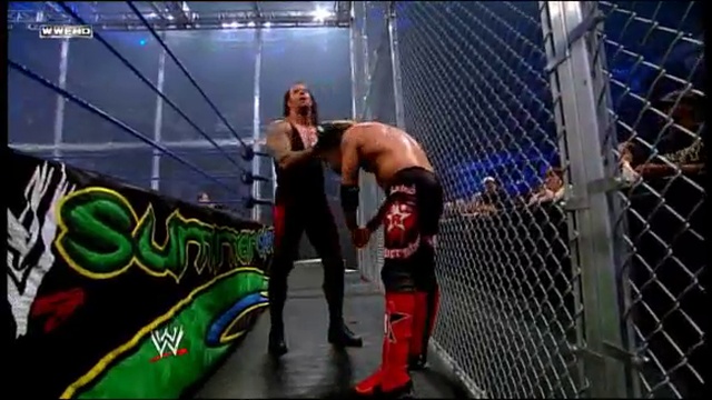The Undertaker Vs Edge- Summerslam 2008- Hell In A Cell Match- VF