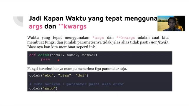 Apa itu *Args dan **Kwargs Python ? смотреть онлайн