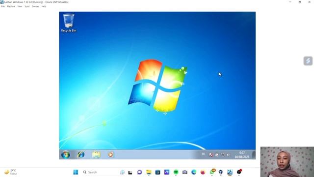 Tutorial Dasar Penggunaan Windows 7 di Oracle VM VirtualBox смотреть онлайн