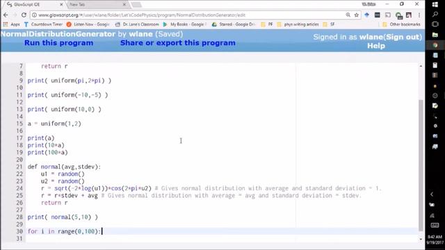 VPython for Beginners 7 - Normal Distribution смотреть онлайн