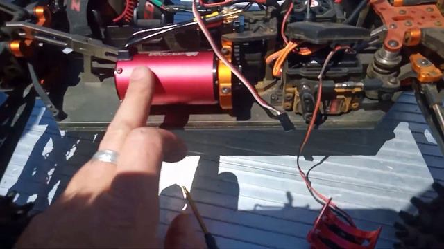 ZD Racing Pirates 3 9021 Swapping Stock For 6s 150amp 2000kv Motor