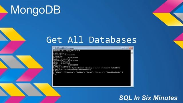 MongoDB: Get All Databases смотреть онлайн