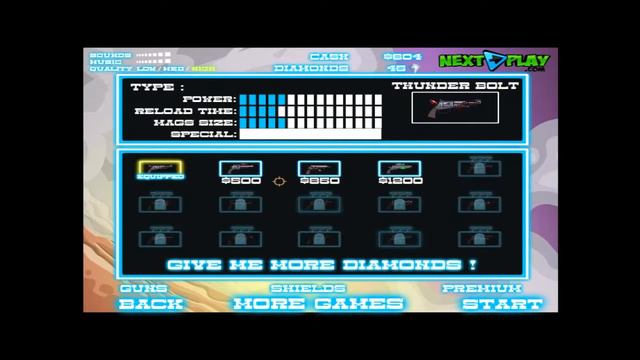 Gunbot - (Флеш игры) (ParkerRetro) смотреть онлайн