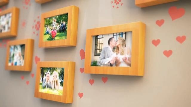 Свадебный фотоальбом с 3D-рамками смотреть онлайн