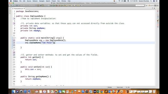 What is Encapsulation in Java - OOP Concept смотреть онлайн