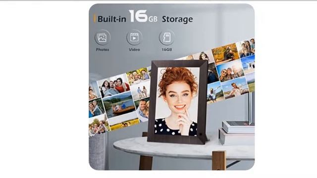 Smart WiFi Digital Photo Frame with IPS Touch Screen, Auto Rotate Motion Sensor смотреть онлайн
