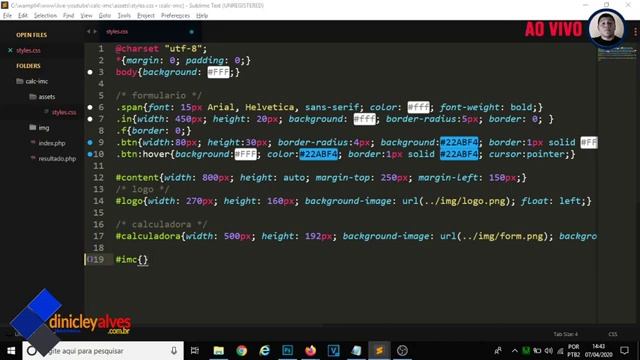 Calcular IMC com PHP - #Parte2 | LiveDesk смотреть онлайн